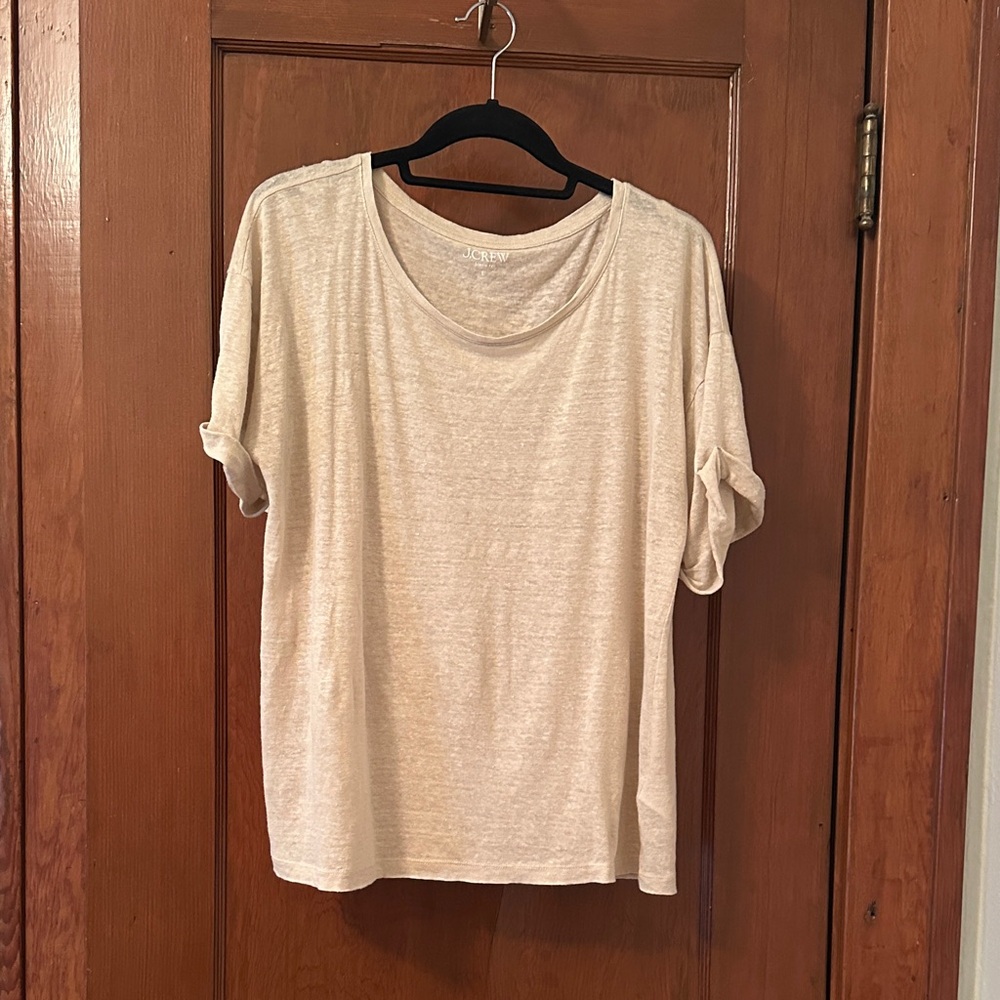 J.Crew Relaxed Linen T-shirt